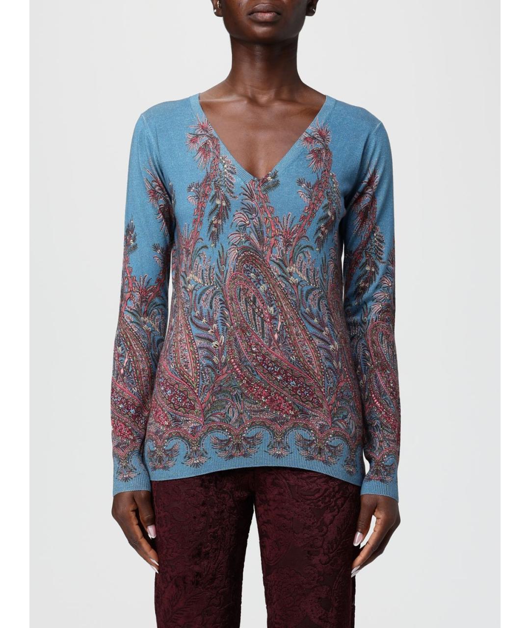 ETRO Мульти кашемировый джемпер / свитер, фото 2