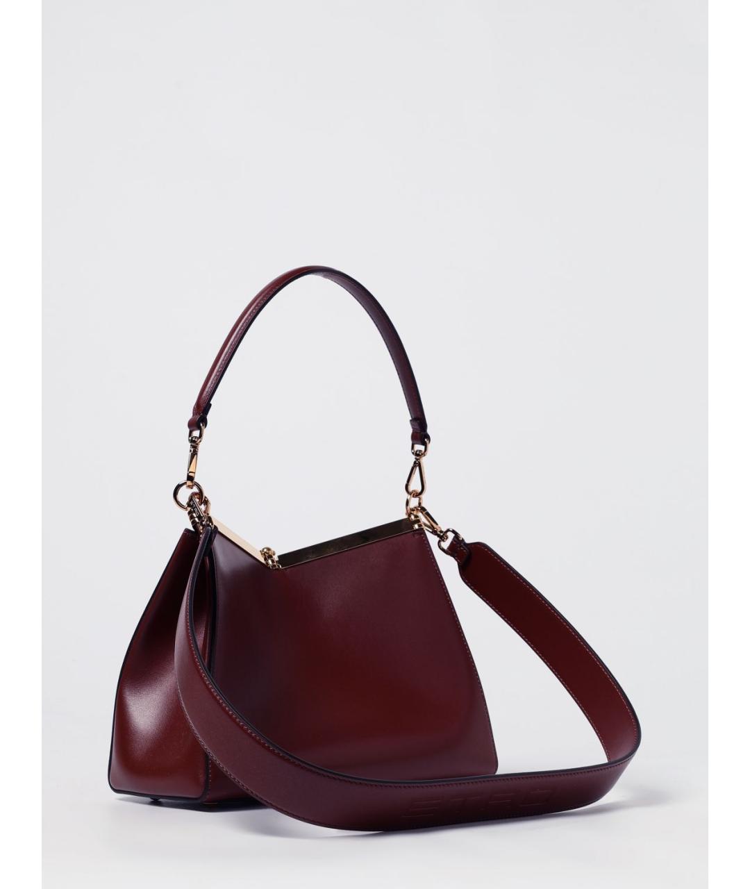 ETRO Коричневая кожаная сумка через плечо, фото 3