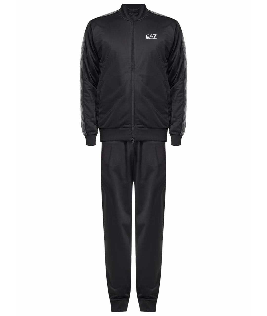 EA7 Черный повседневный костюм, фото 1