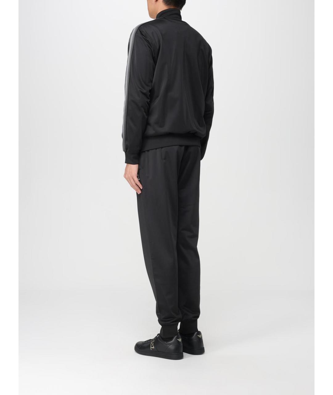 EA7 Черный повседневный костюм, фото 3