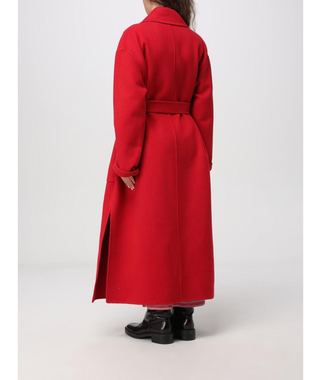 FABIANA FILIPPI Красное шерстяное пальто, фото 4