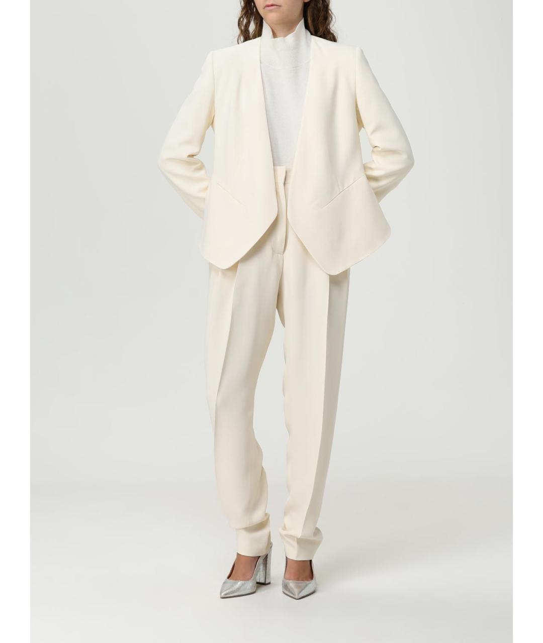 FABIANA FILIPPI Бежевый шерстяной джемпер / свитер, фото 3