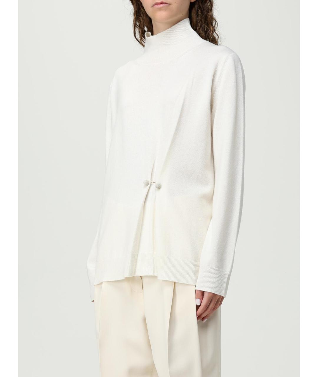 FABIANA FILIPPI Бежевый шерстяной джемпер / свитер, фото 5