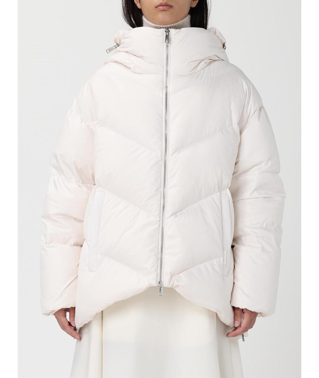 ADD Бежевый полиэстеровый пуховик, фото 2