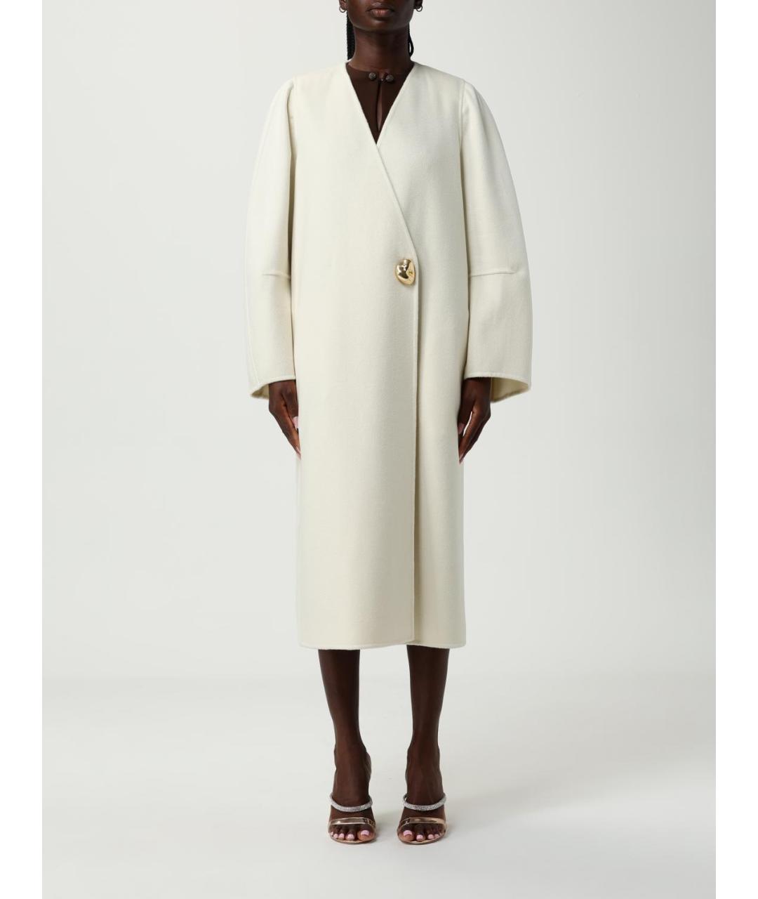 FABIANA FILIPPI Белое кашемировое пальто, фото 2