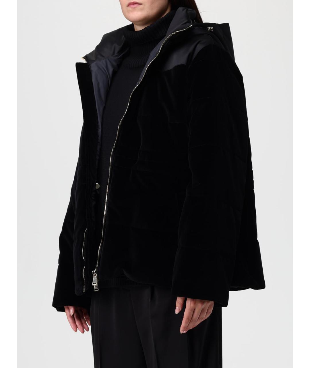 FABIANA FILIPPI Черная хлопковая куртка, фото 4
