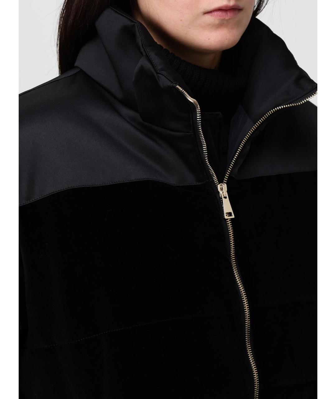 FABIANA FILIPPI Черная хлопковая куртка, фото 5