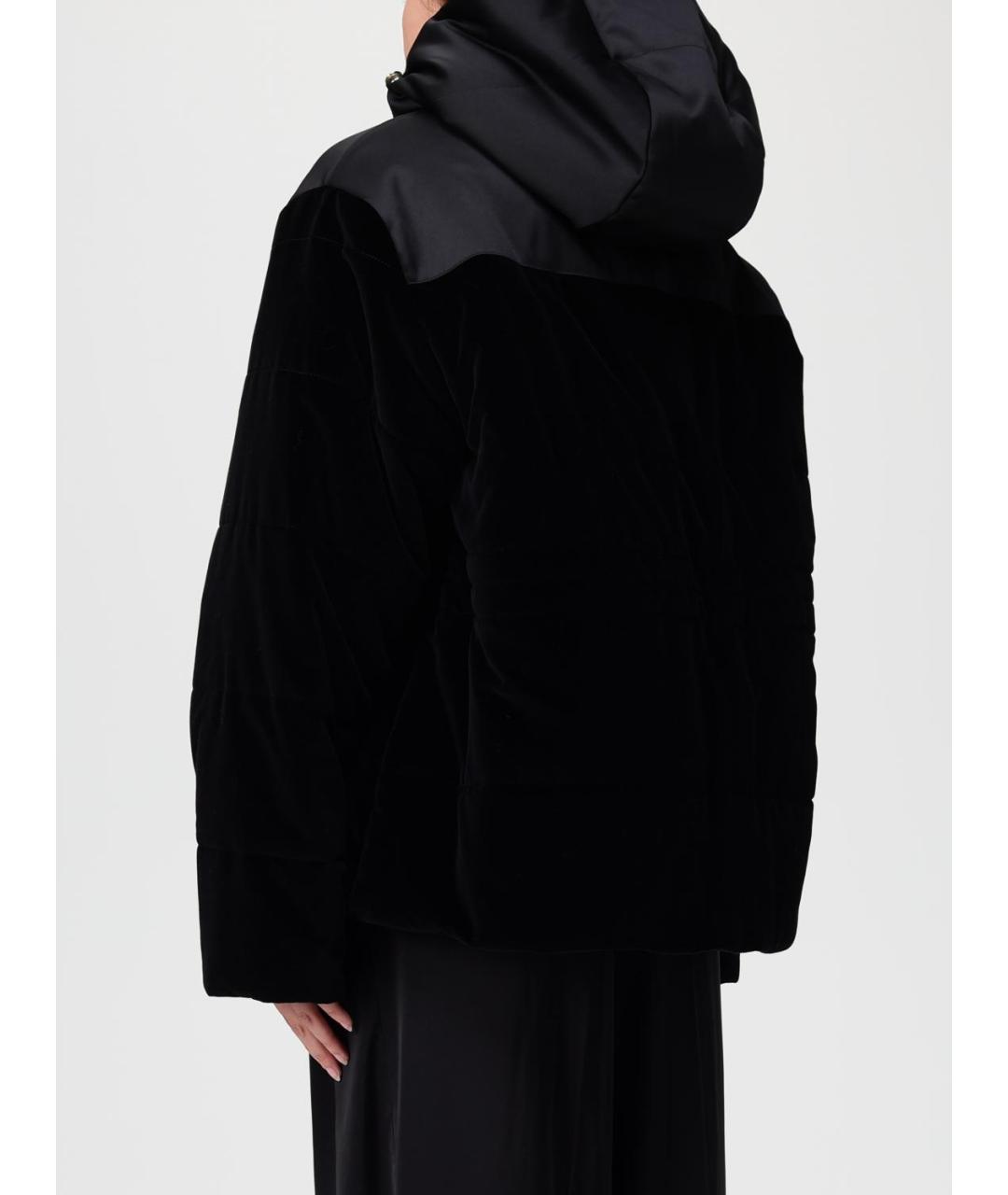 FABIANA FILIPPI Черная хлопковая куртка, фото 3
