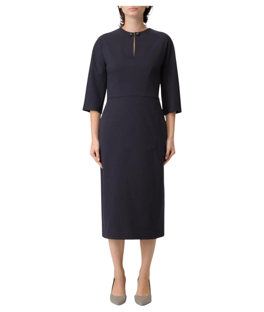 FABIANA FILIPPI Синее вискозное повседневное платье, фото 1