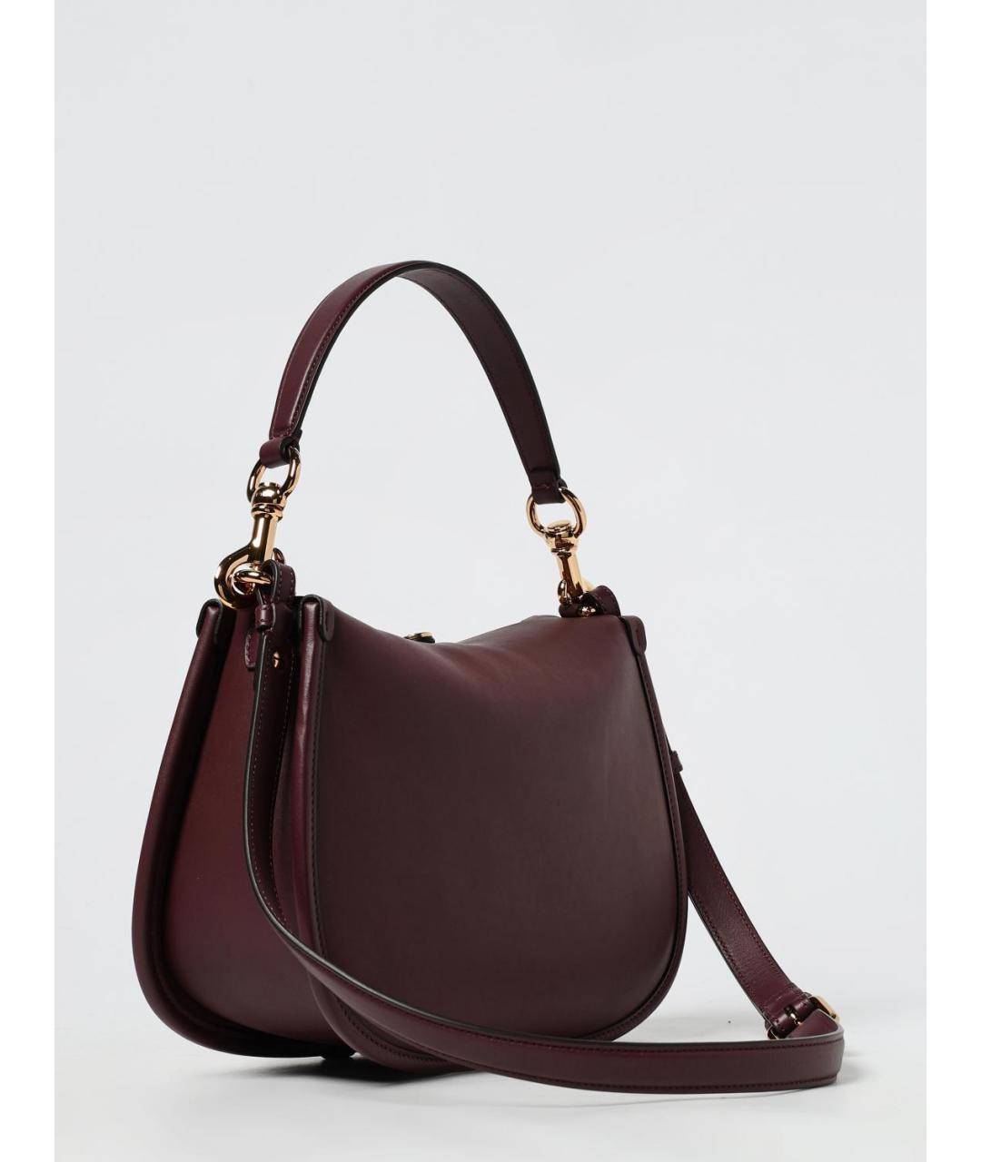 ETRO Бордовая кожаная сумка через плечо, фото 3