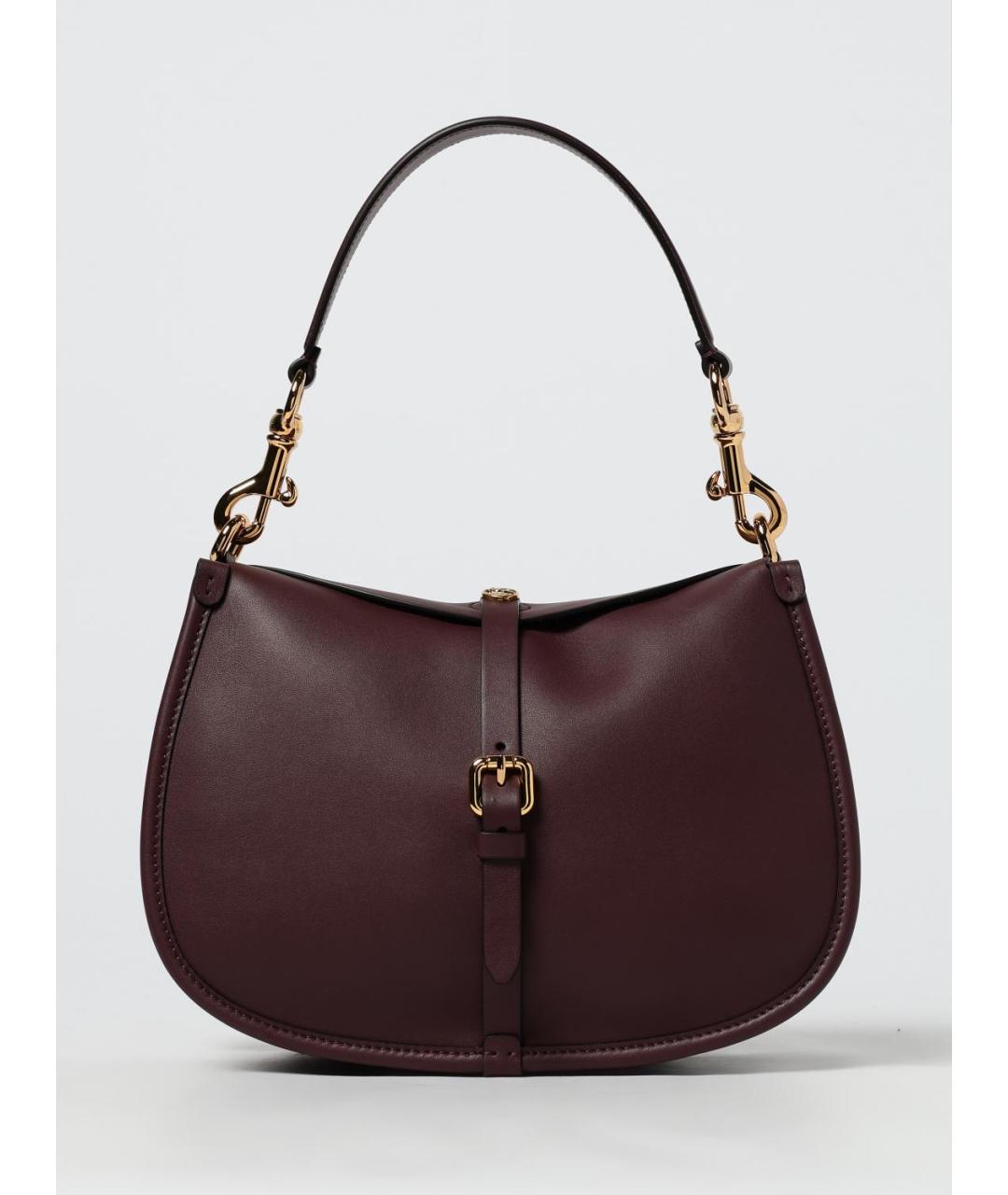 ETRO Бордовая кожаная сумка через плечо, фото 6