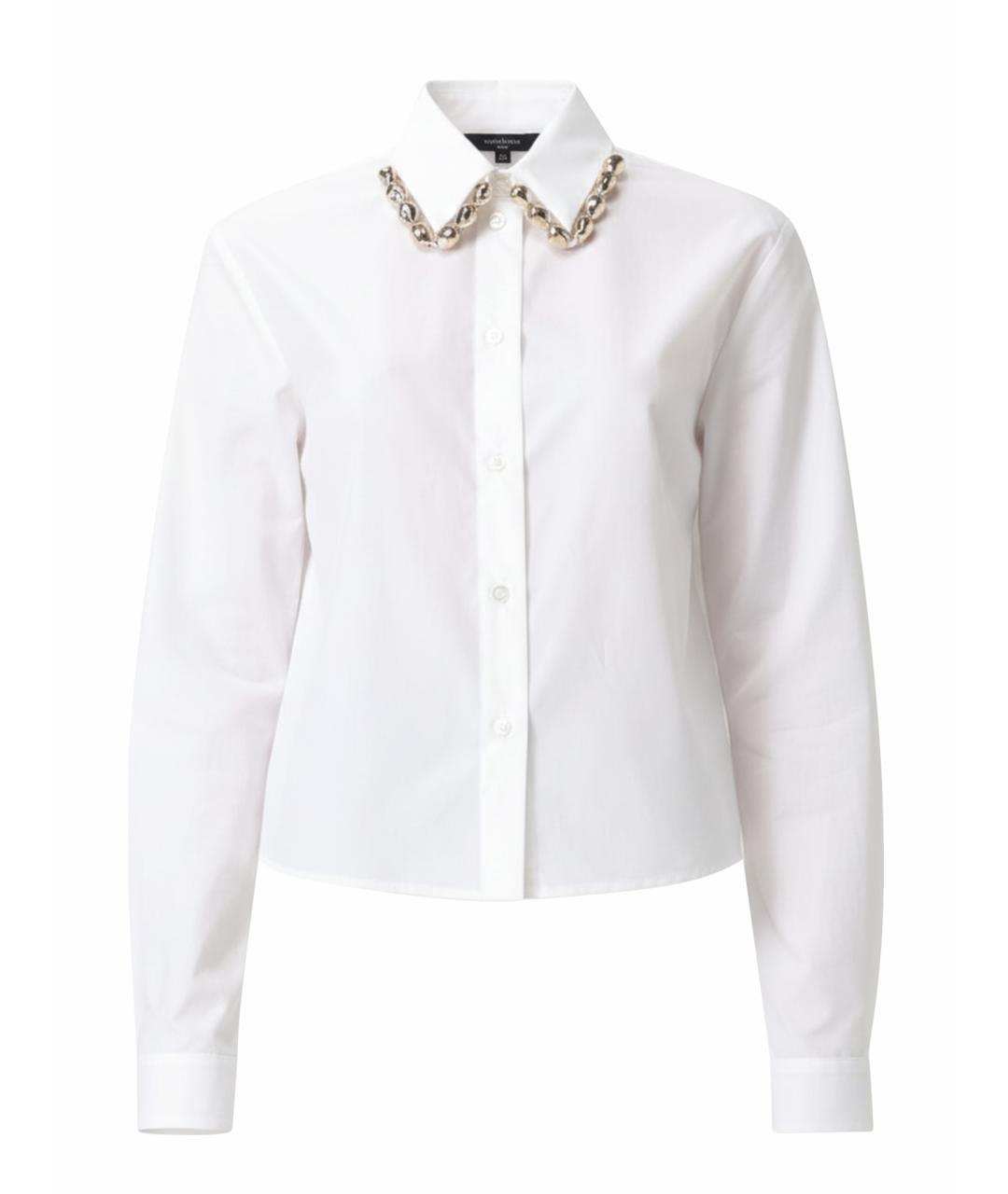 FABIANA FILIPPI Белая хлопковая рубашка, фото 1