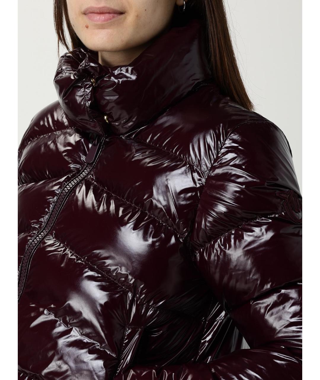 PINKO Бордовая полиамидовая куртка, фото 5