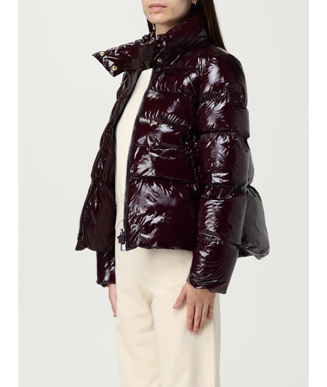 PINKO Бордовая полиамидовая куртка, фото 4