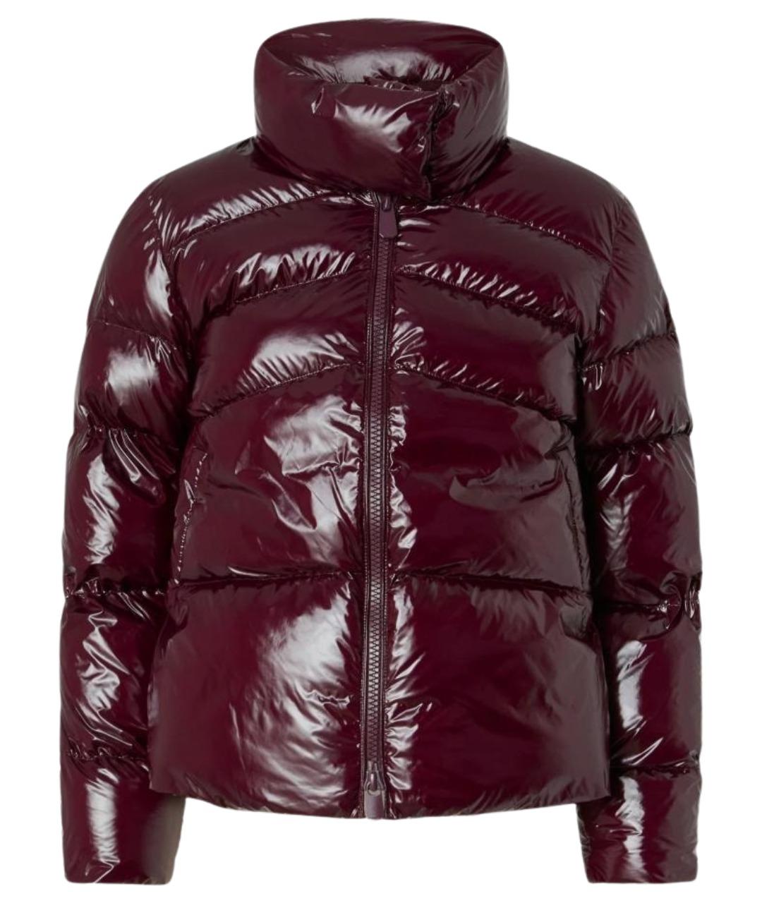 PINKO Бордовая полиамидовая куртка, фото 1