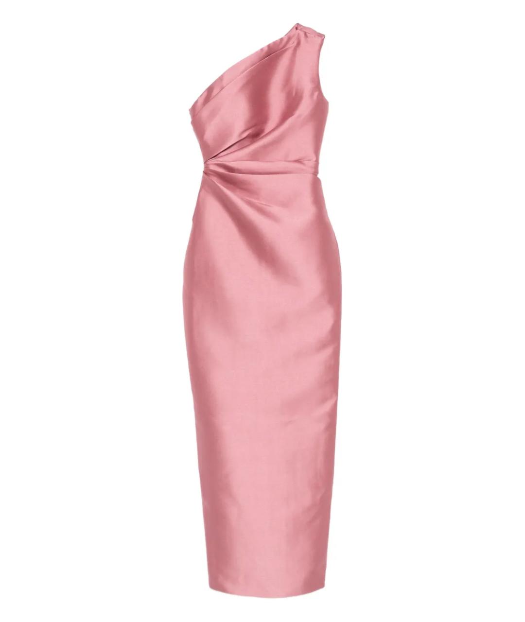 SOLACE LONDON Розовое полиэстеровое вечернее платье, фото 1