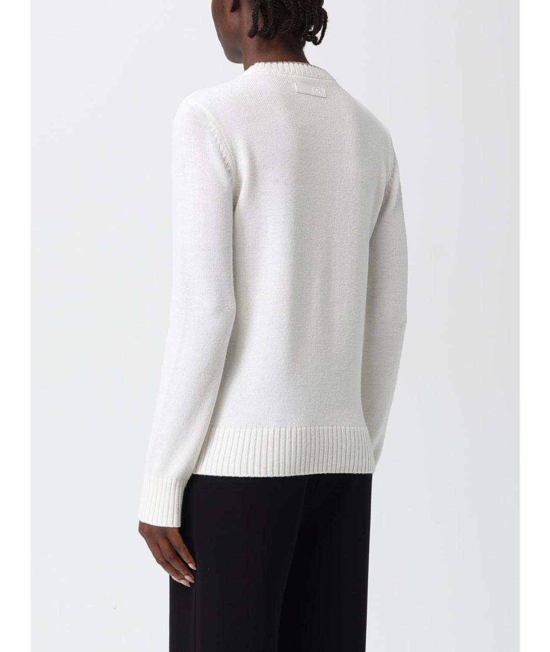 EA7 Белый шерстяной джемпер / свитер, фото 2