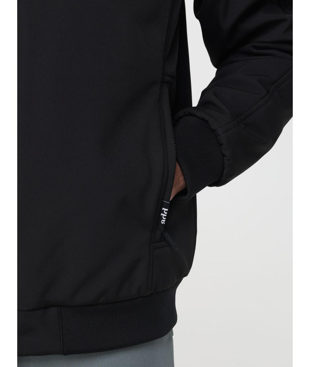 ADD Черный полиамидовый пуховик, фото 4