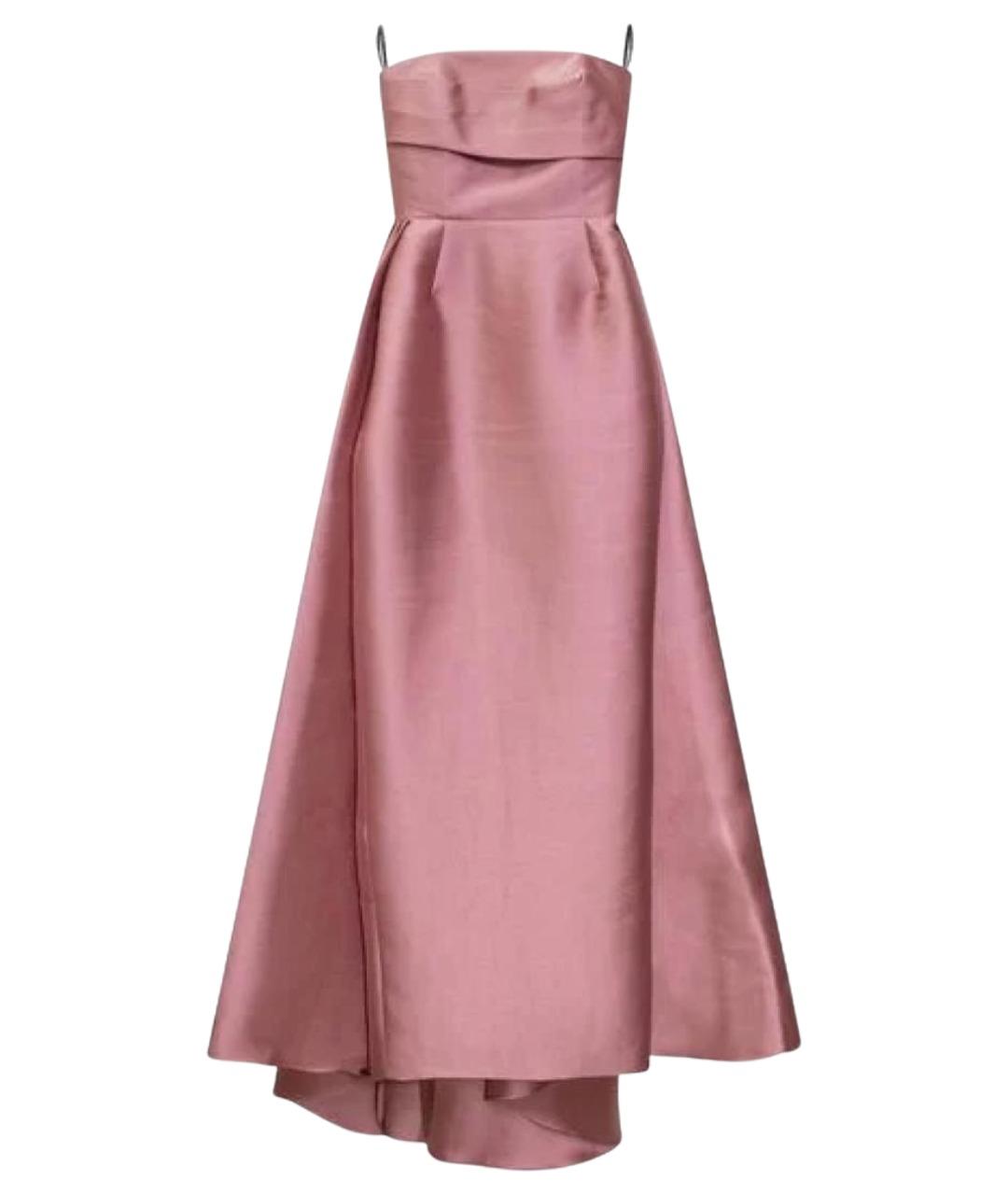 SOLACE LONDON Розовое полиэстеровое вечернее платье, фото 1