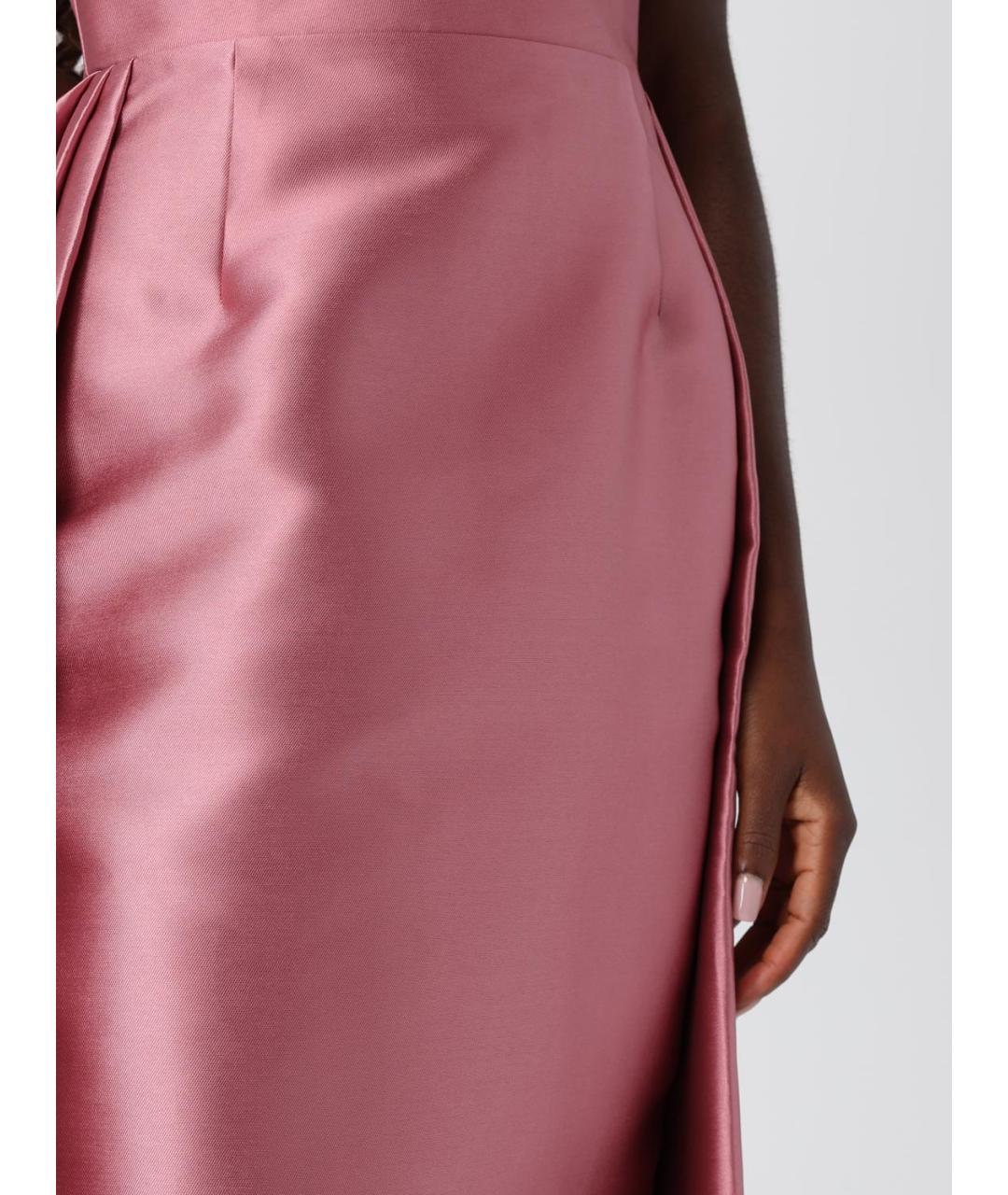 SOLACE LONDON Розовое полиэстеровое вечернее платье, фото 5