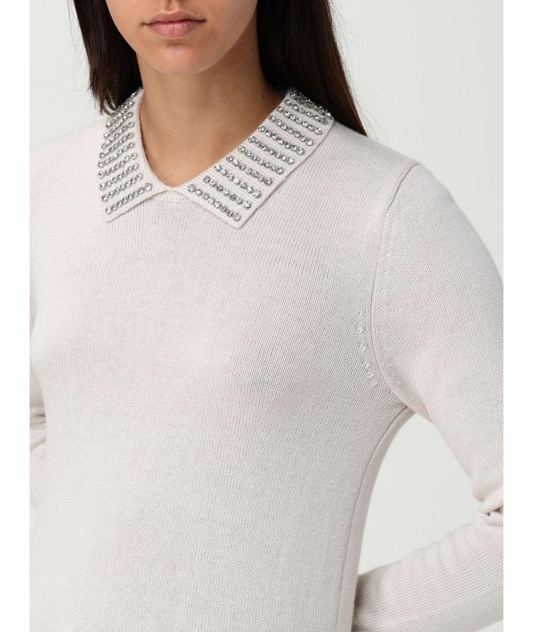 PINKO Серый полиамидовый джемпер / свитер, фото 4