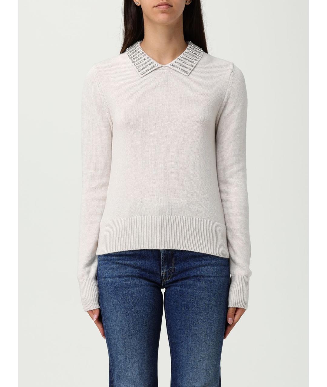 PINKO Серый полиамидовый джемпер / свитер, фото 2