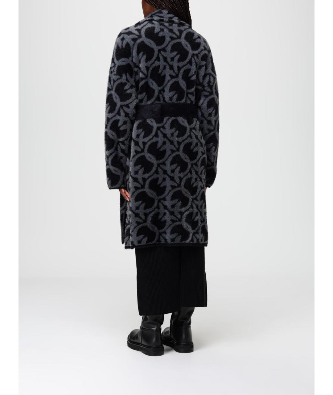 PINKO Серое шерстяное пальто, фото 3