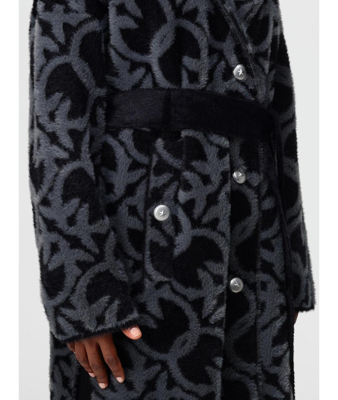 PINKO Серое шерстяное пальто, фото 5