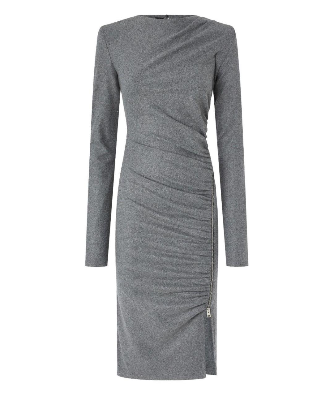 PINKO Серое полиэстеровое платье, фото 1