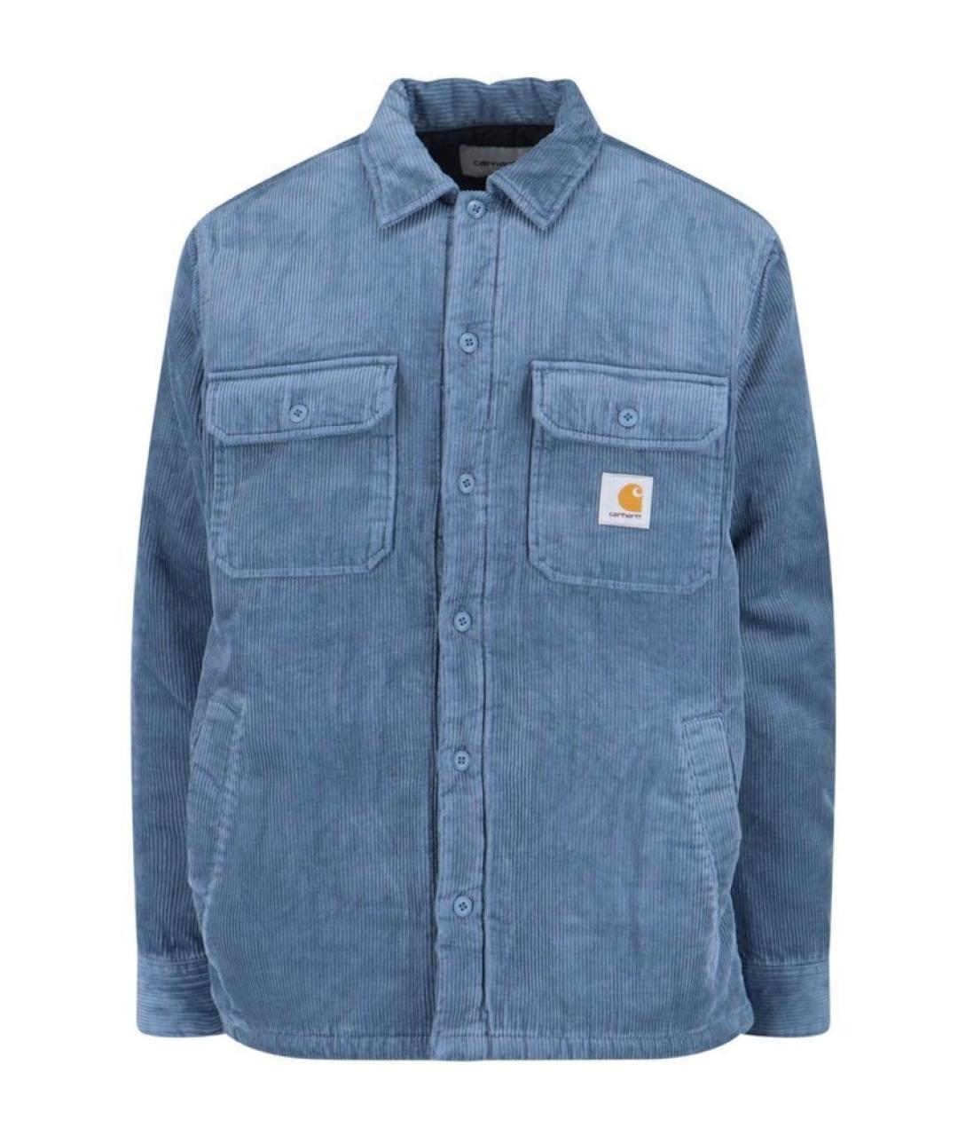 CARHARTT WIP Голубая хлопковая куртка, фото 1