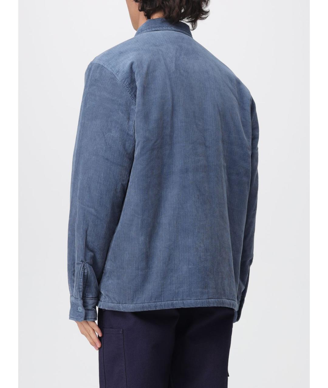 CARHARTT WIP Голубая хлопковая куртка, фото 4