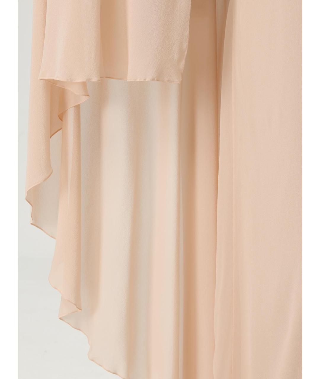 ALBERTA FERRETTI Розовое шелковое вечернее платье, фото 4