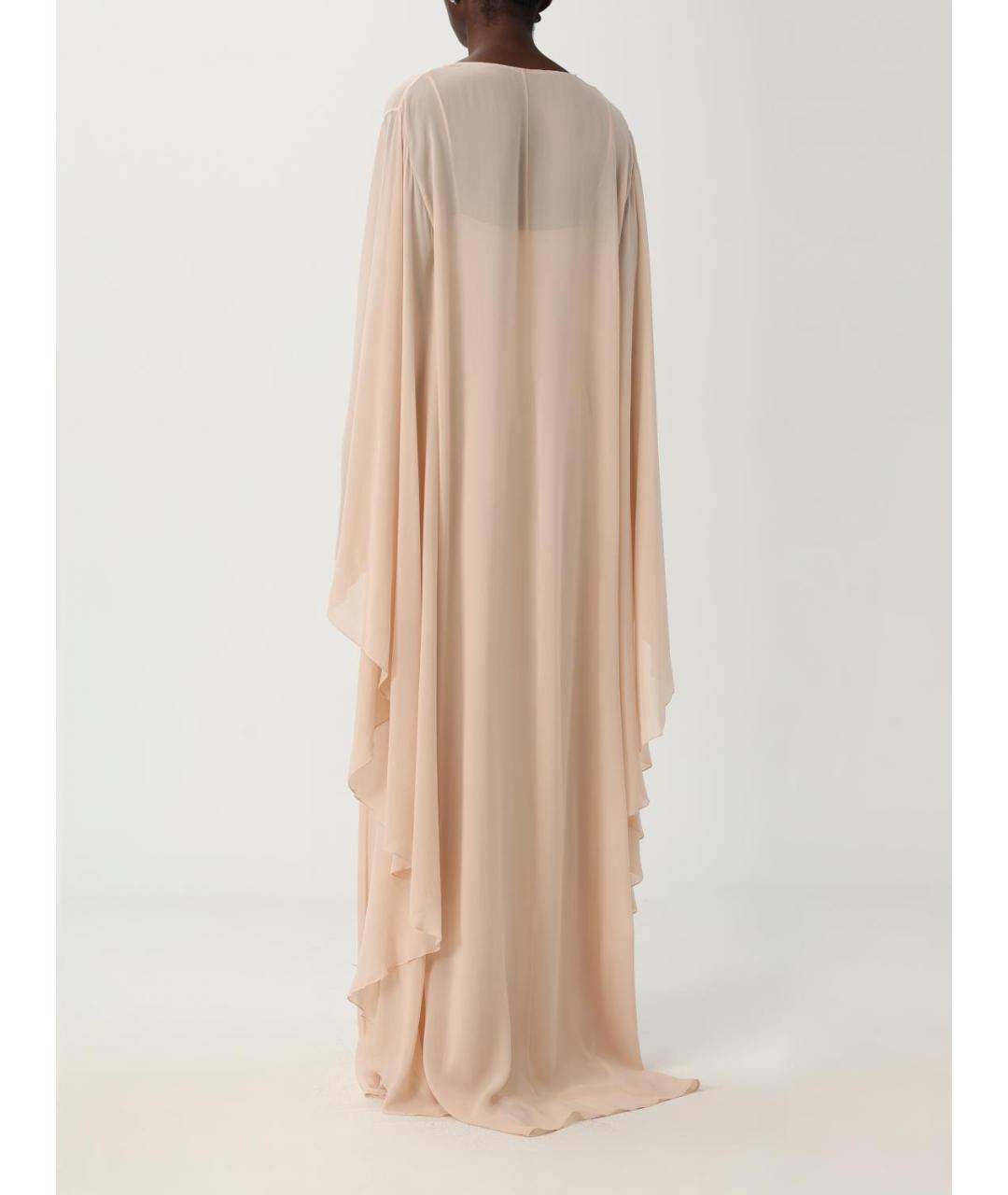 ALBERTA FERRETTI Розовое шелковое вечернее платье, фото 2