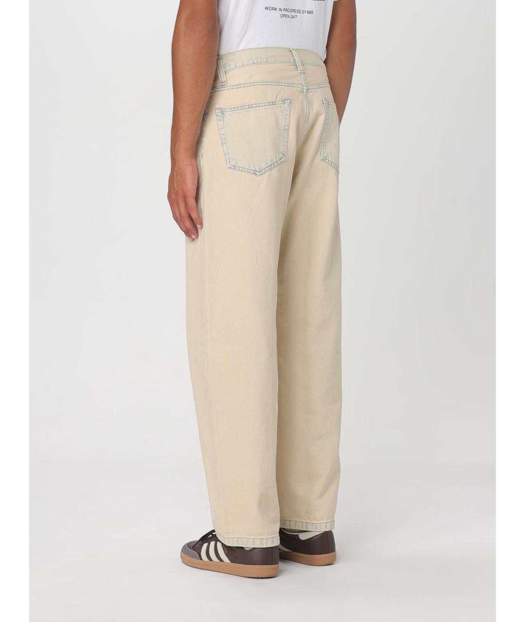 CARHARTT WIP Синие хлопковые прямые джинсы, фото 2