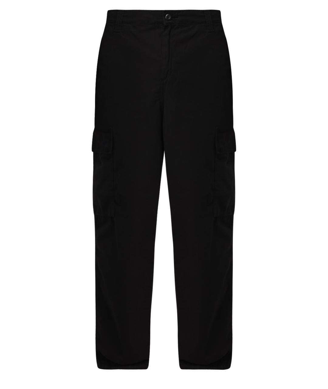 CARHARTT WIP Черные хлопковые повседневные брюки, фото 1