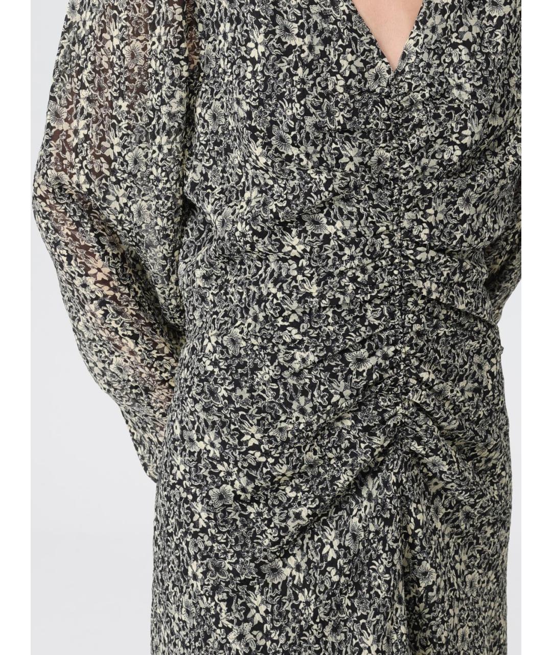 HUGO BOSS Мульти полиэстеровое повседневное платье, фото 4