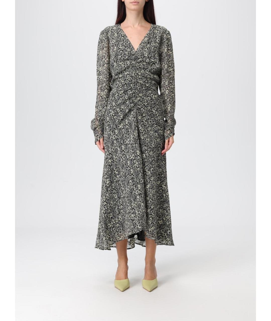 HUGO BOSS Мульти полиэстеровое повседневное платье, фото 2