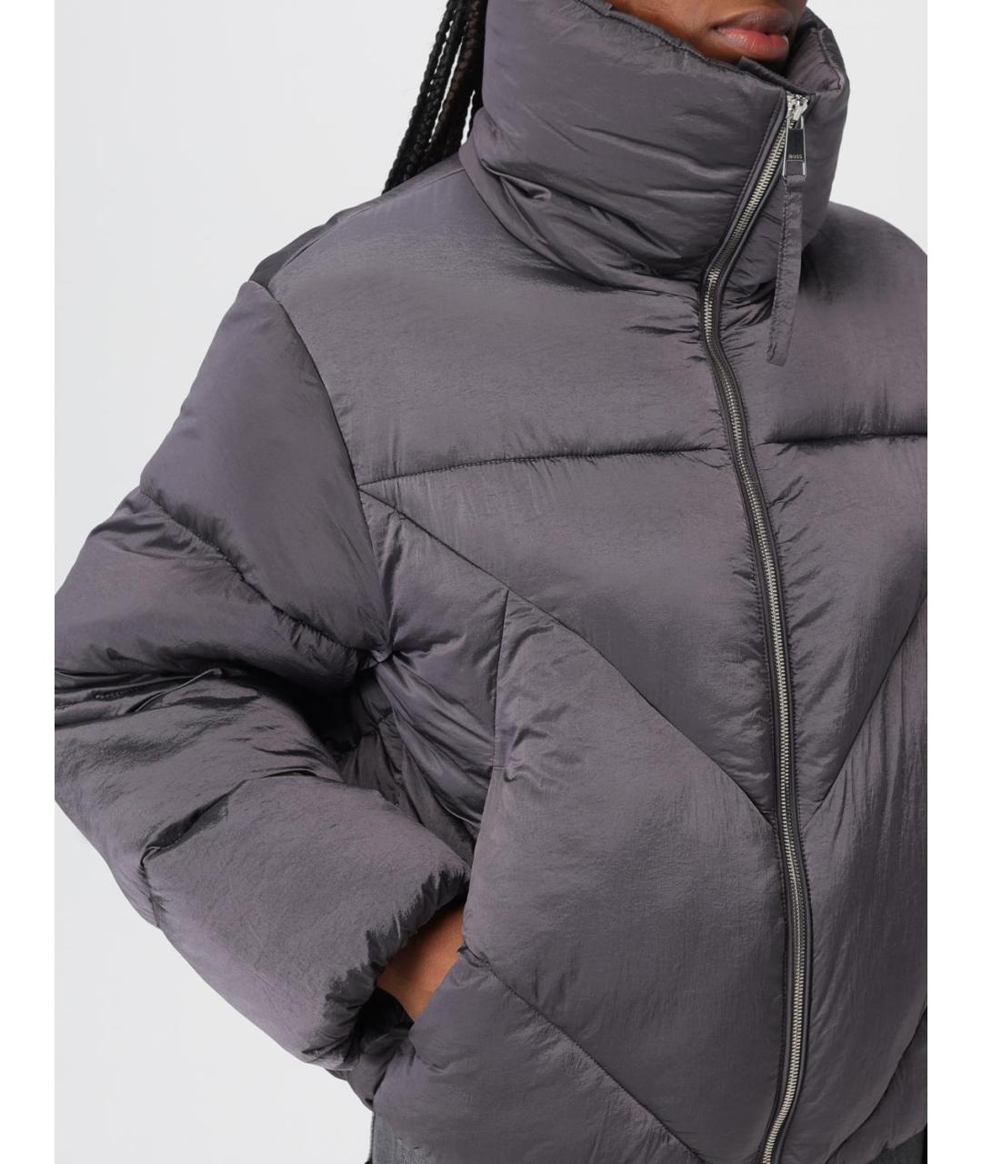 HUGO BOSS Серая полиамидовая куртка, фото 5