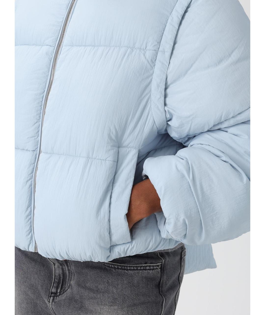 HUGO BOSS Голубая полиамидовая куртка, фото 5