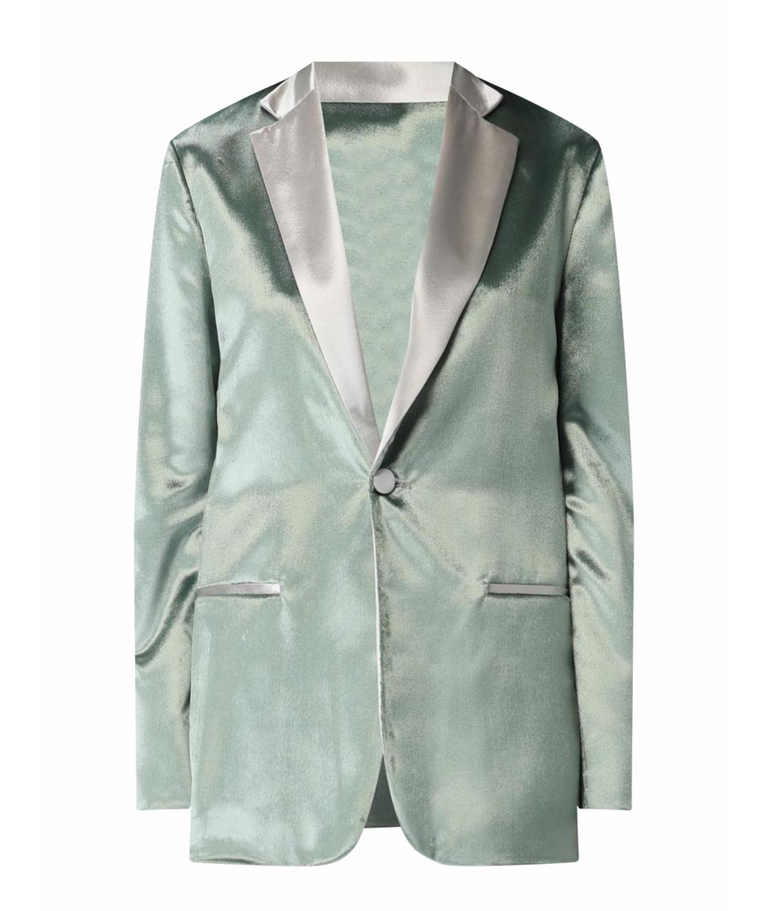 ALBERTA FERRETTI Зеленый вискозный жакет/пиджак, фото 1