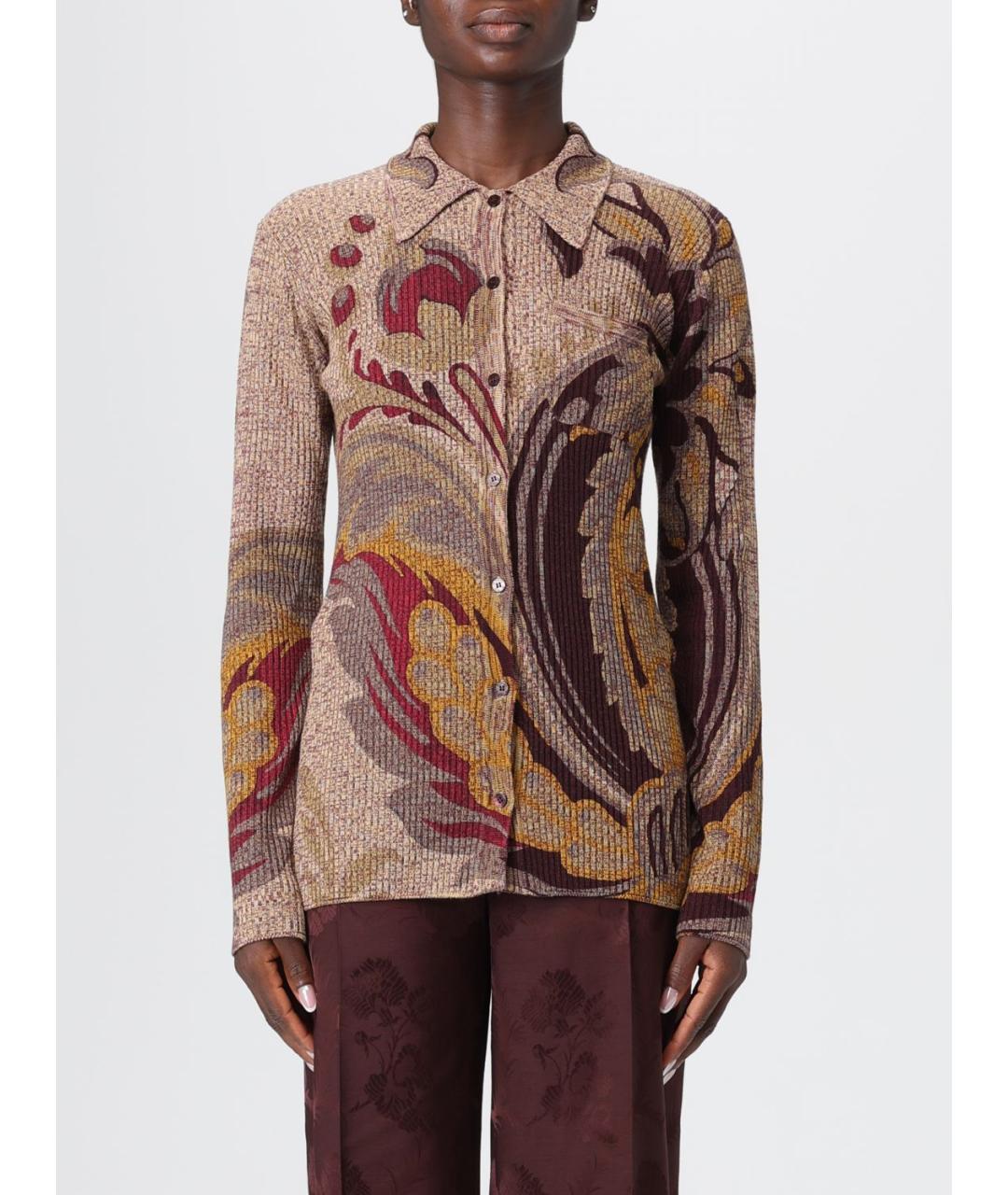 ETRO Мульти шерстяной кардиган, фото 2