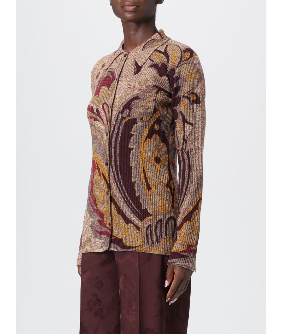 ETRO Мульти шерстяной кардиган, фото 5