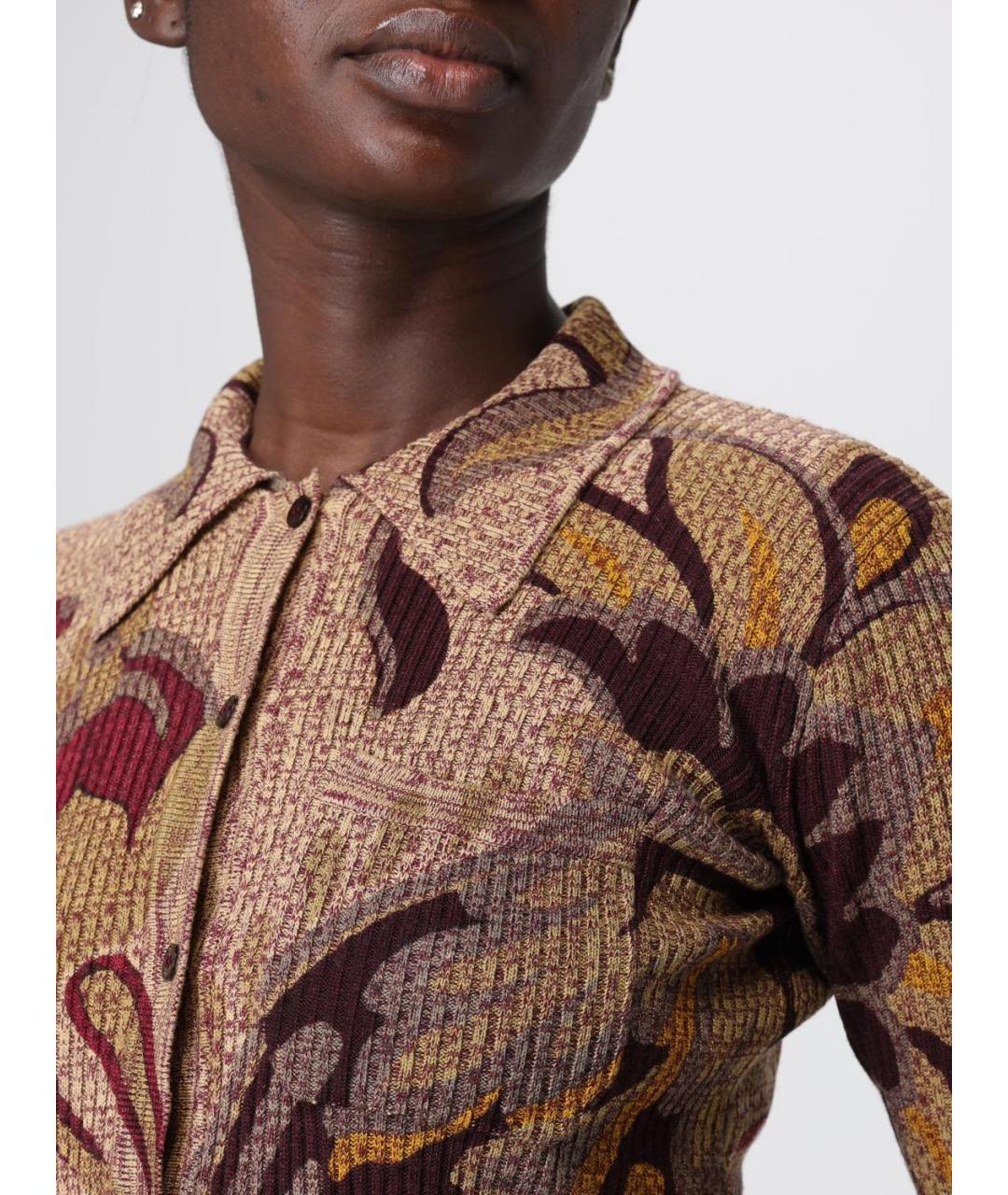 ETRO Мульти шерстяной кардиган, фото 6