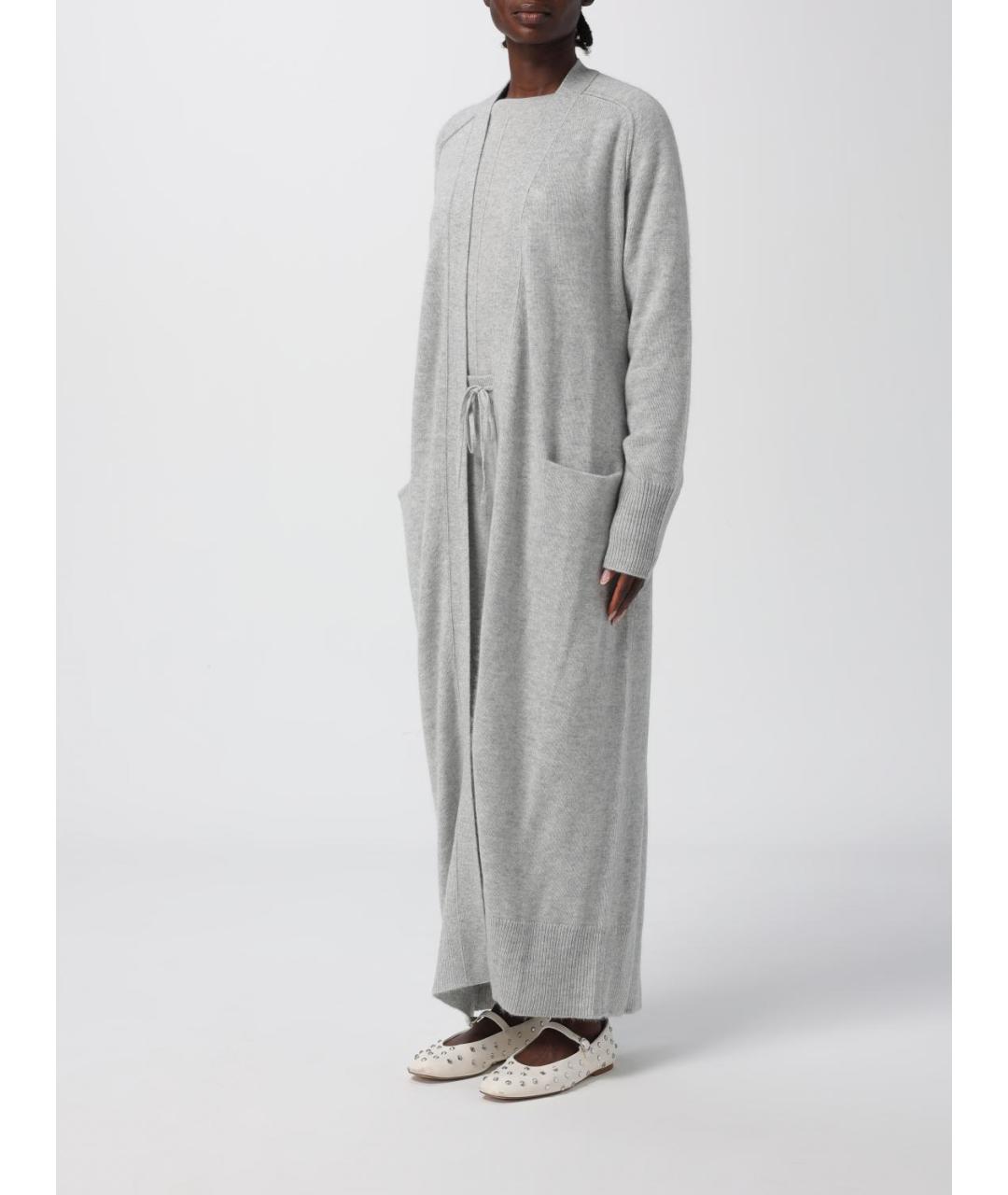 HUGO BOSS Серый шерстяной кардиган, фото 5