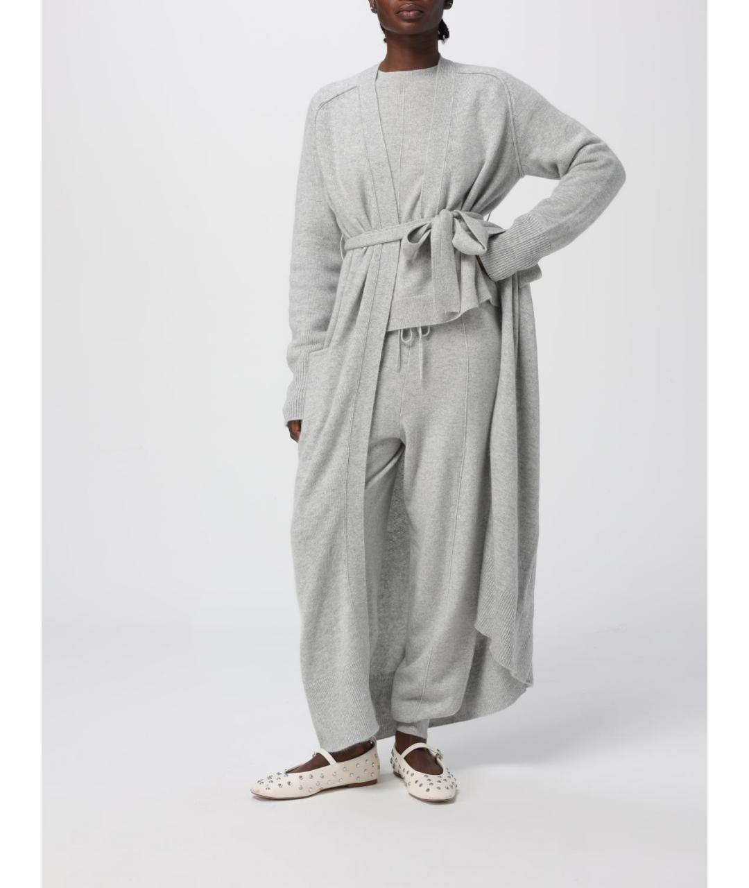 HUGO BOSS Серый шерстяной кардиган, фото 3