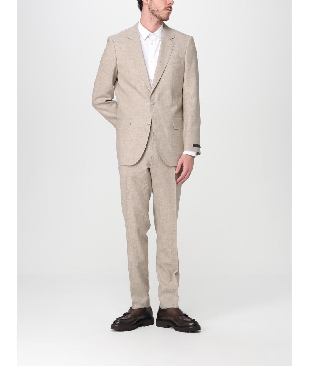 HUGO BOSS Бежевый классический костюм, фото 2