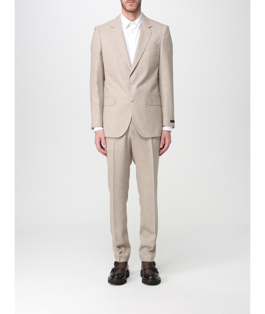 HUGO BOSS Бежевый классический костюм, фото 7