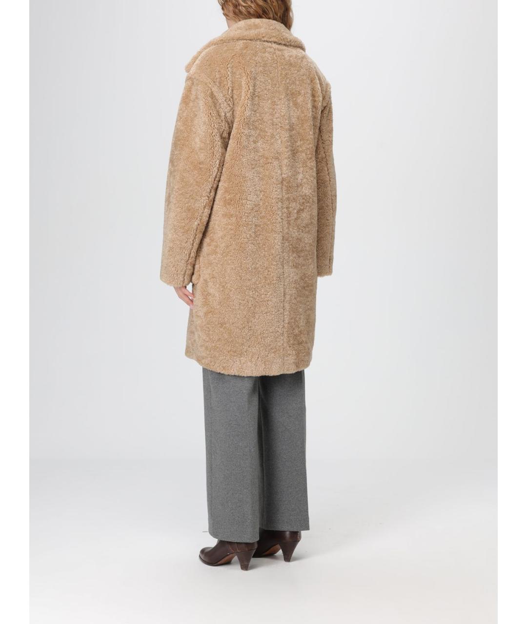 HUGO BOSS Бордовая полиэстеровая шуба, фото 2