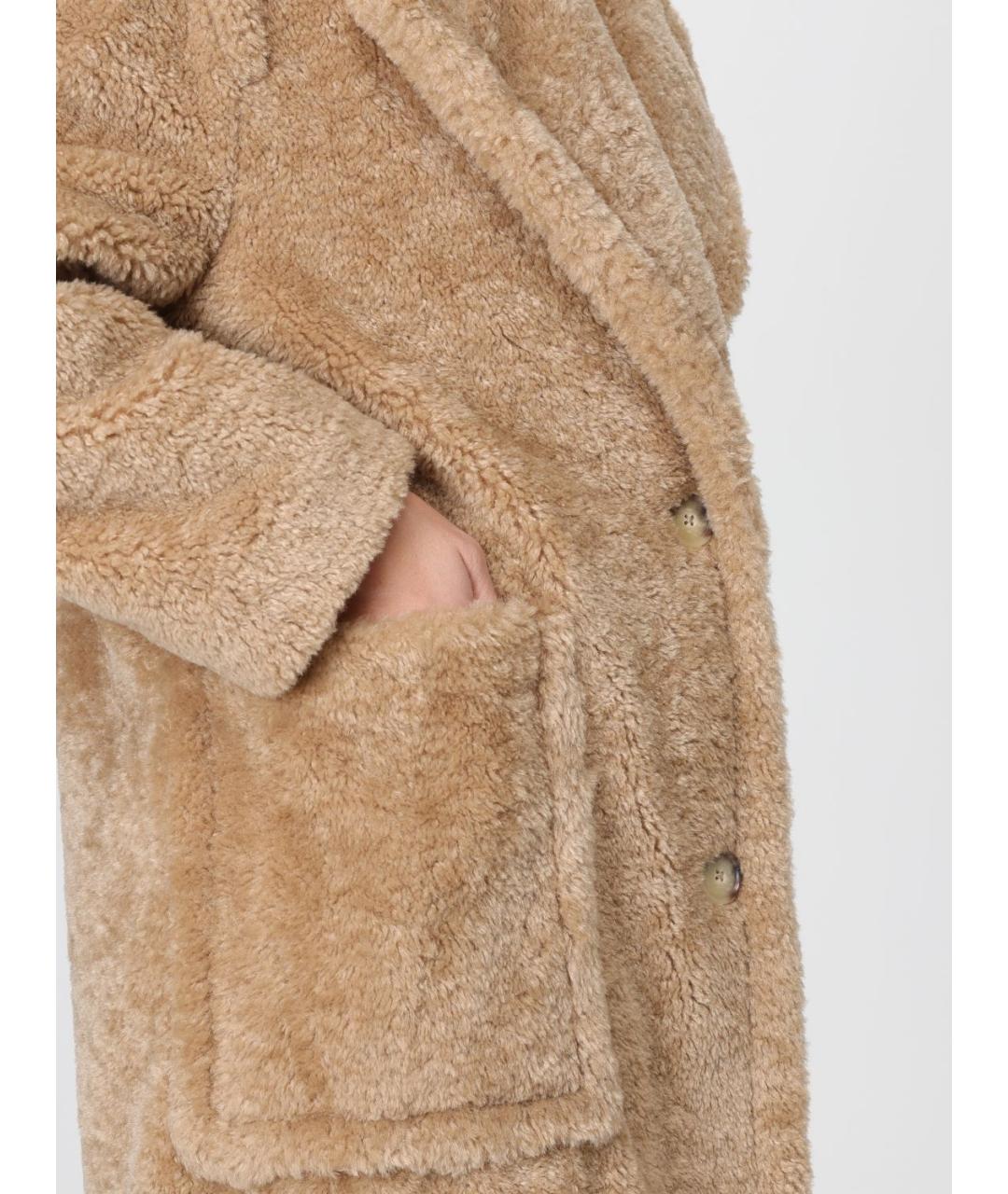 HUGO BOSS Бордовая полиэстеровая шуба, фото 4