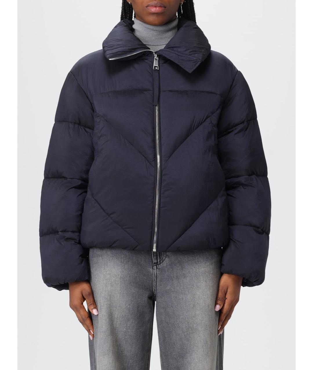 HUGO BOSS Синий полиамидовый пуховик, фото 2
